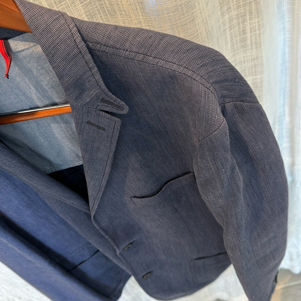 Boss by Hugo Boss - slim fit linen blazer - one flaw, please read description - Picture 4 of 12